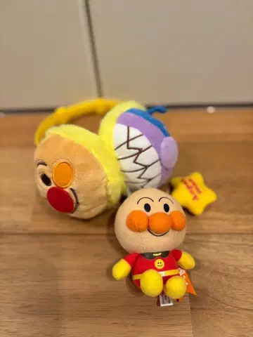 호빵맨 봉제 인형 세트 귀도리 포함