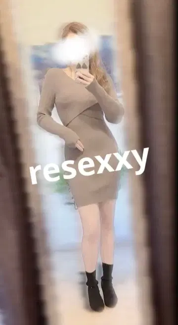 resexxy 니트 원피스 새상품급