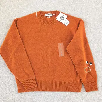 UNIQLO 안야 힌드마치 니트 오렌지