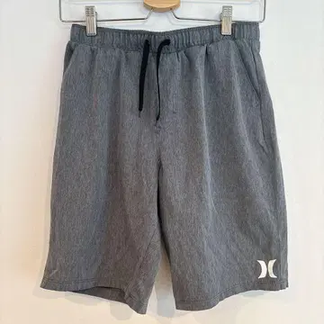 Hurley 그레이 숏팬츠 L 사이즈 스포츠 운동 저지 숏팬츠