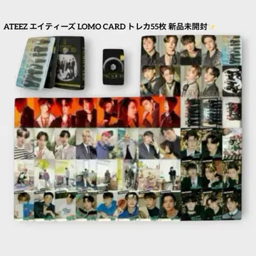 ATEEZ 에이티즈 LOMO CARD 트레이딩 카드 55장 미개봉 새상품