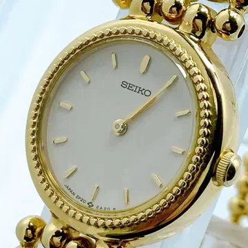 573 세이코 2P20-0E90 라운드 골드 손목시계 레어
