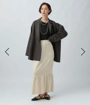 LEPSIM 12게이지 밑단 볼륨 스커트