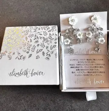 elizabeth bower 모닝 페탈 드롭 귀걸이