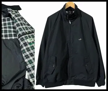 TT18 G2 3L 크로커다일 스윙탑 해링턴 자켓 블랙