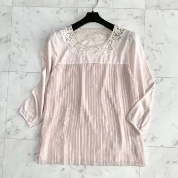 새상품 유나이티드 애로우즈 블라우스 티셔츠 7부 소매 FREE