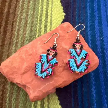 세도나 네이티브 아메리칸 비즈 귀걸이