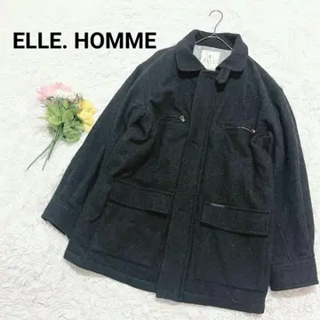 엘르 옴므 [ L ] 자켓 코트 아우터 버튼 포켓 집업 겉옷