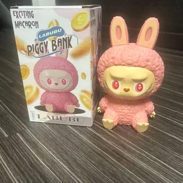LABUBU PIGGY BANK 핑크