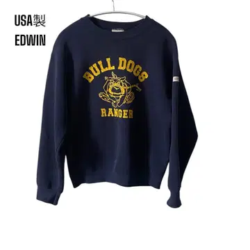 80s 90s 빈티지 EDWIN 맨투맨 트레이닝복 USA제 속기모