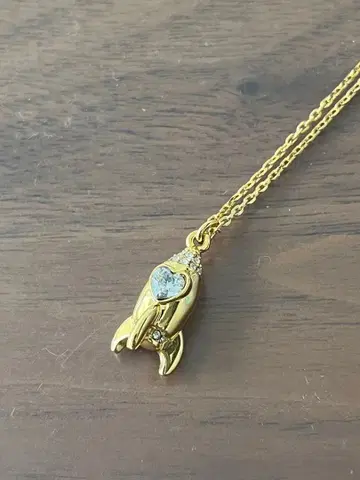 새상품 kate spade 로켓 모티브 펜던트