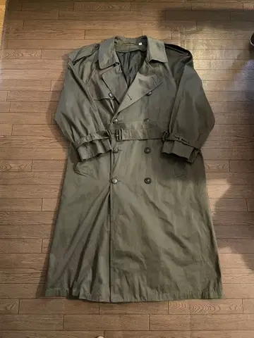 LONDON FOG 트렌치코트 카키 올리브 밀리터리