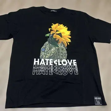 LOVE HATE 셔츠 L 사이즈