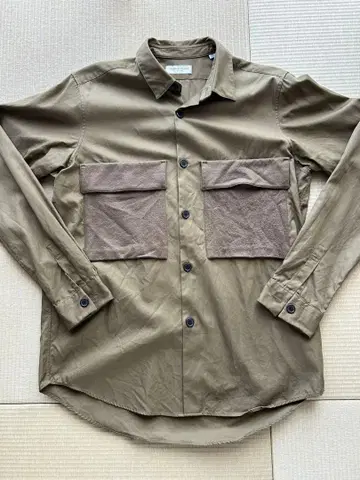 TOMORROWLAND 올리브 코튼 셔츠