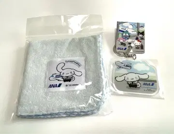 ANA 산리오 시나모롤 타월 손수건 키링