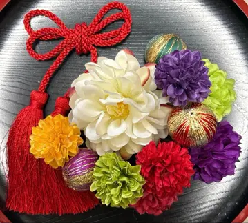 성인식 일본 의류 후리소데 시치고산 사전 촬영 머리 장식