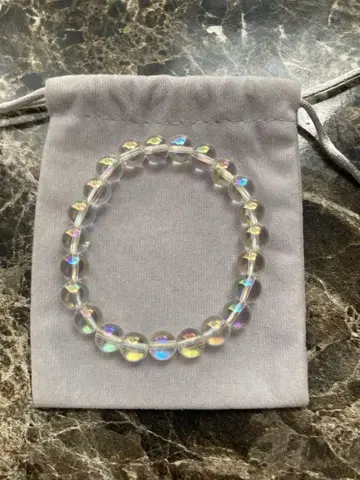 레인보우 문스톤 팔찌