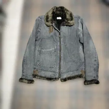 그레이 데님 자켓 퍼 포함 가격 협상 불가