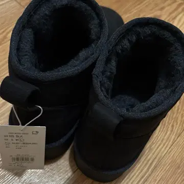 미사용 택 포함 부츠 통굽 무스탕 숏부츠 여성용 L 사이즈