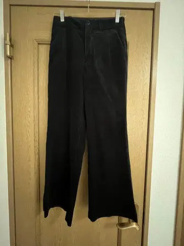 유니온런치 코듀로이 플레어 팬츠 네이비