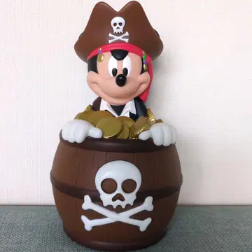 도쿄 디즈니 미키 파이리츠 오브 카리브 저금통
