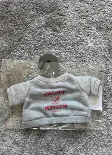 snoopy 스누피 뮤지엄 봉제 인형 코스튬 후디 그레이