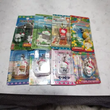 지퍼 마스코트 8개 세트