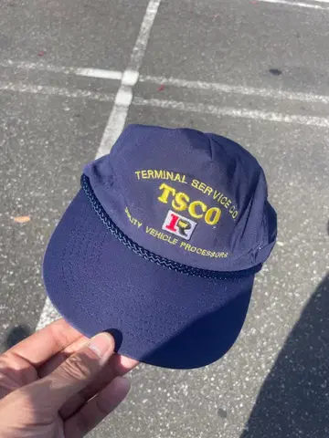 TSCO 로고 자수 네이비 캡 원사이즈