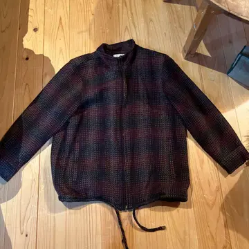 Bon Vent 체크 무늬 자켓 m 사이즈