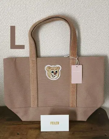 페이러 올드 테디 토트백 L 사이즈