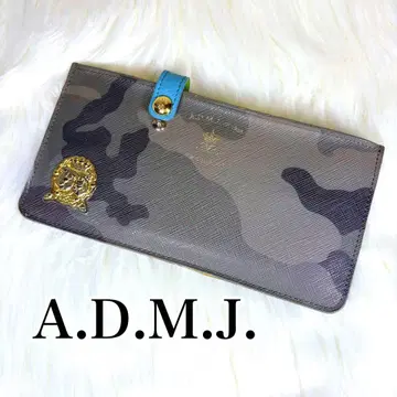 A.D.M.J. 장지갑 컴팩트 지갑 카모플라쥬 카모플라주