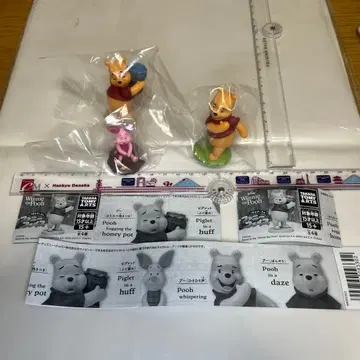 캡슐 토이 곰돌이 푸 패니 페이스 3종 세트입니다.