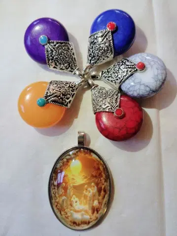 목걸이, 펜던트 8세트