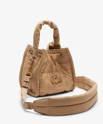 라코스테 나일리아 퀼팅 버킷 숄더백 복조리 백