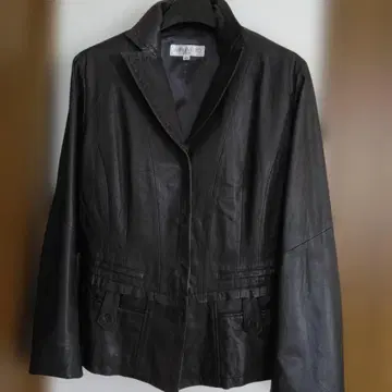 IMPREVISTO 브라운 양가죽 가죽 자켓 40 부티크