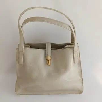 가죽 핸드백 WHITE