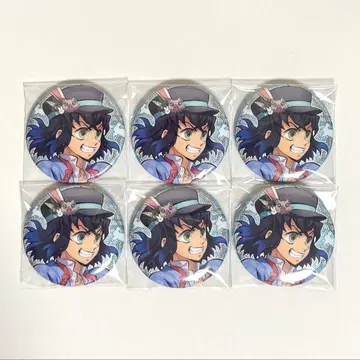 귀멸의 칼날 AGF 토끼띠 글리터 캔뱃지 하시비라 이노스케