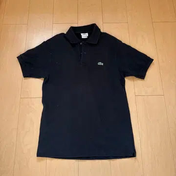 LACOSTE 블랙 피케 셔츠 사이즈 3
