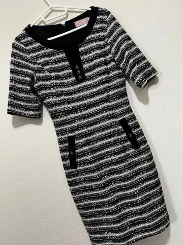 니트 트위드 원피스 소브레 가격 인하 불가