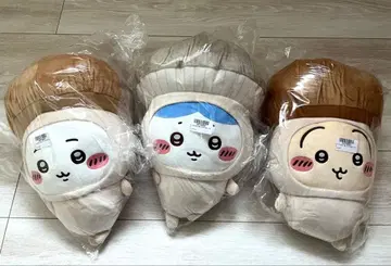 치이카와 (먼작귀) 버섯 인형옷 BIG 봉제 인형 전 3종 세트