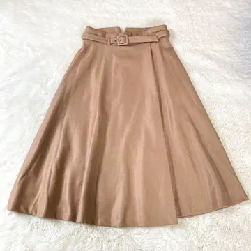 ANAYI 아나이 스커트 카멜 벨트 포함 새상품급