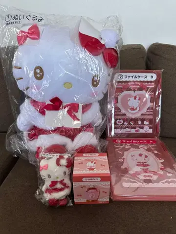 헬로키티 제일복권 산리오 크리스마스 A상 봉제 인형 마스코트