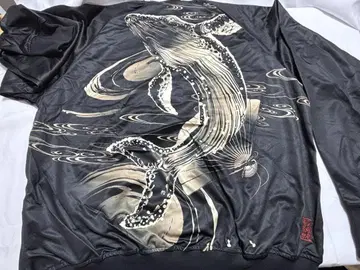 택 포함 새상품 고래 XXL 자켓 카라쿠리타마시 류기압삭