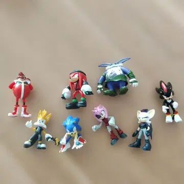 소닉 시리즈 피규어 8체 세트