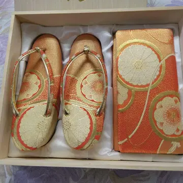 일본 의류용 조리와 백 세트