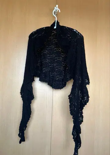 [ 긴자와 레이스 ] 스톨 숄 블랙 겨울용