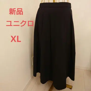 [ 새상품 ] 유니클로 볼륨 턱 스커트