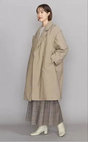 뷰티 앤 유스 나일론 코트 2way