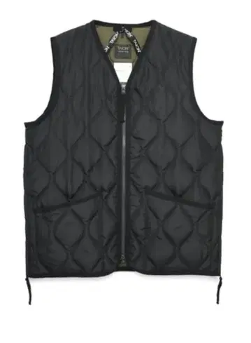 블랙 퀼팅 다운 베스트