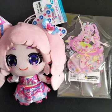 남코 아이프리 아크릴 스탠드 봉제 인형 히마리 세트